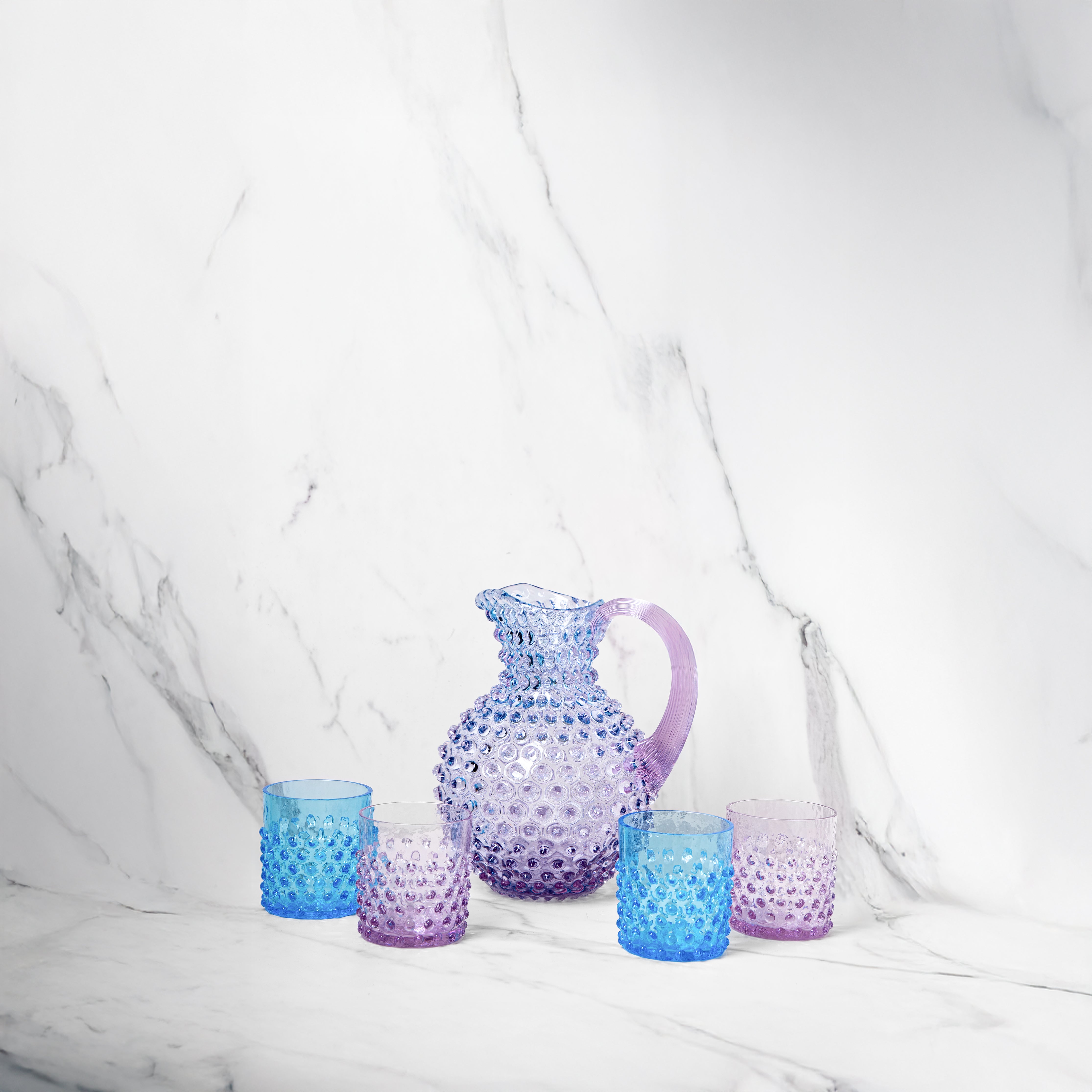 Sada Galaxy Hobnail Džbán a Whiskey Sklenice