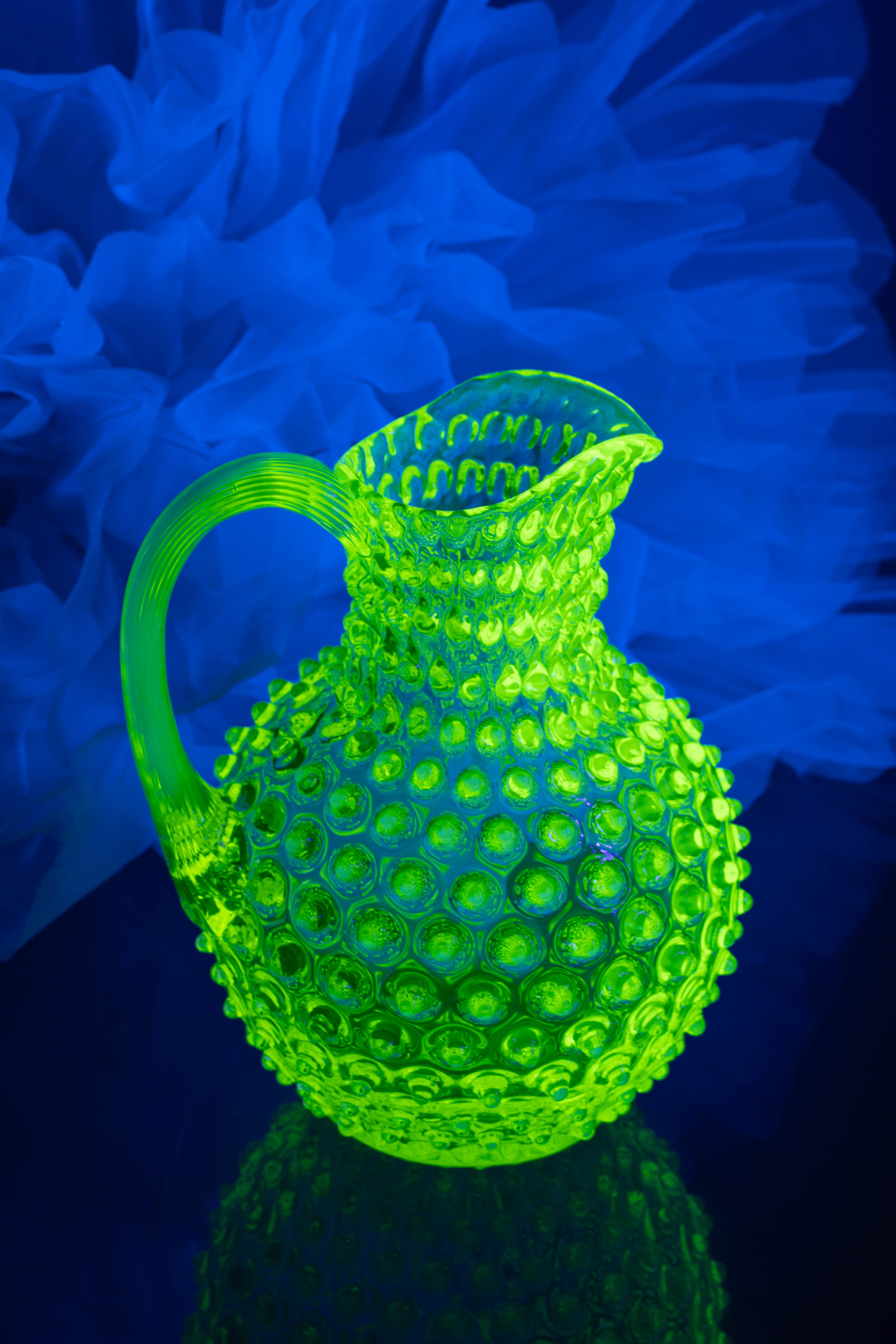 Hobnail Džbán Neon Citrine
