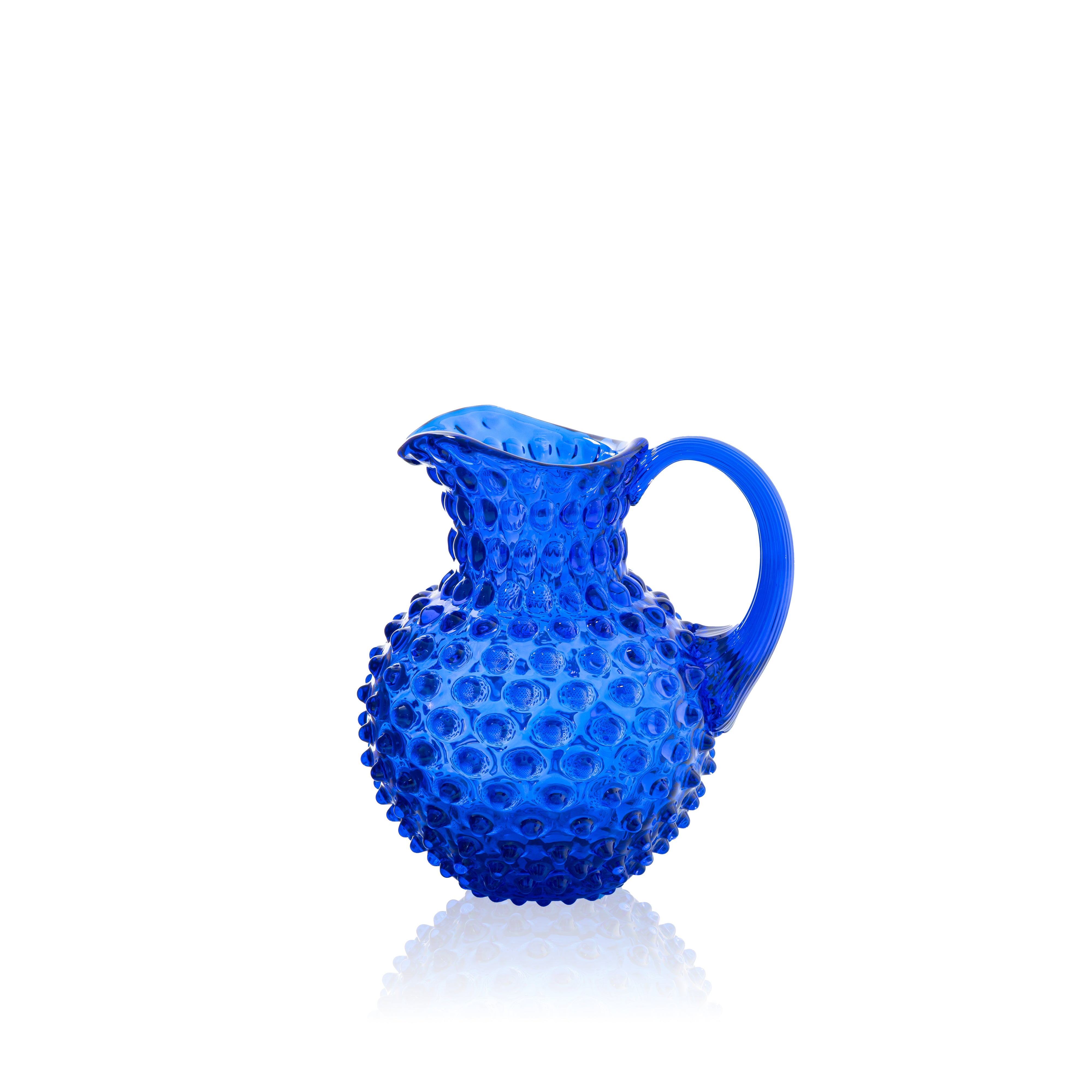 Malý Hobnail Džbán Electric Blue