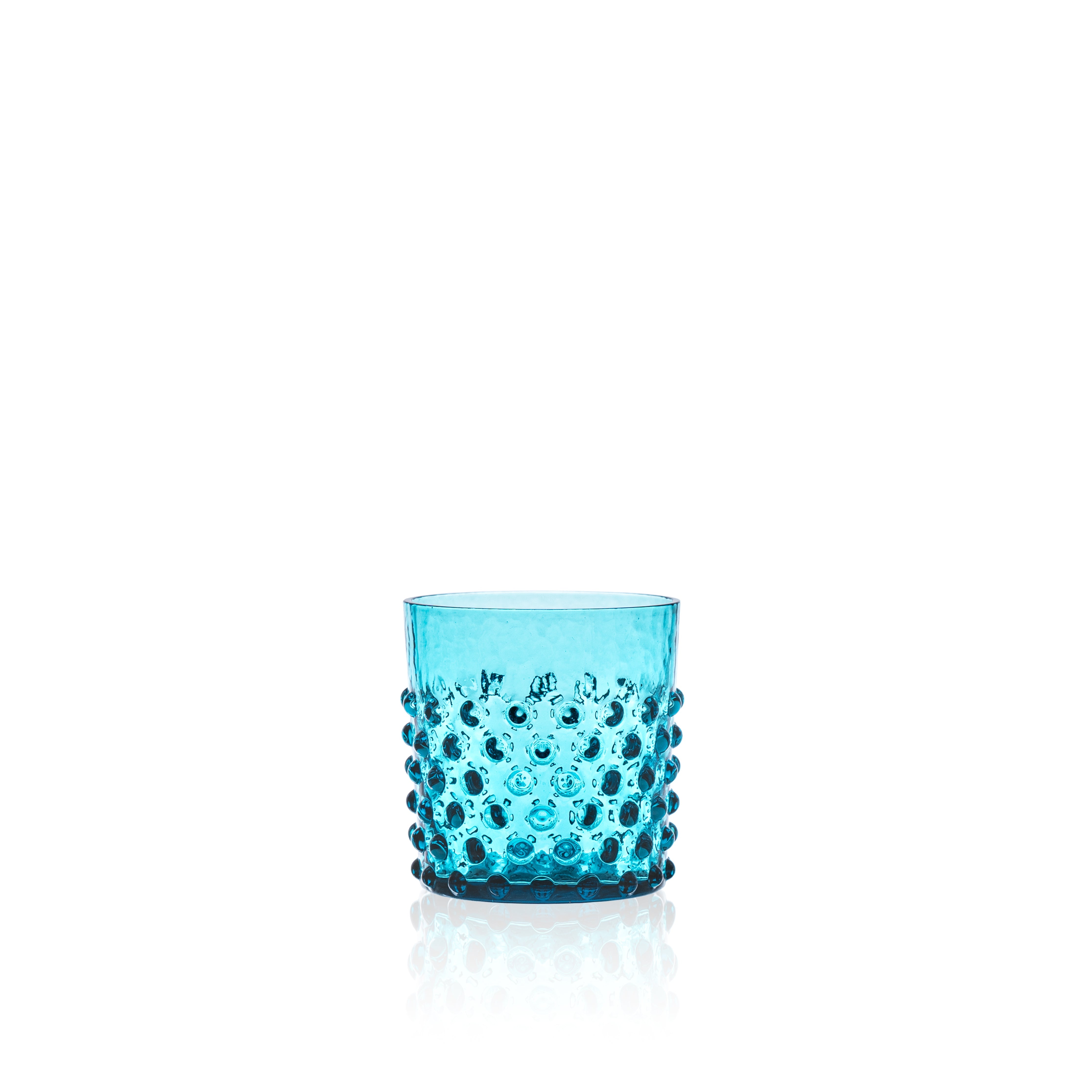 Whiskey Sklenice Hobnail Aquamarine