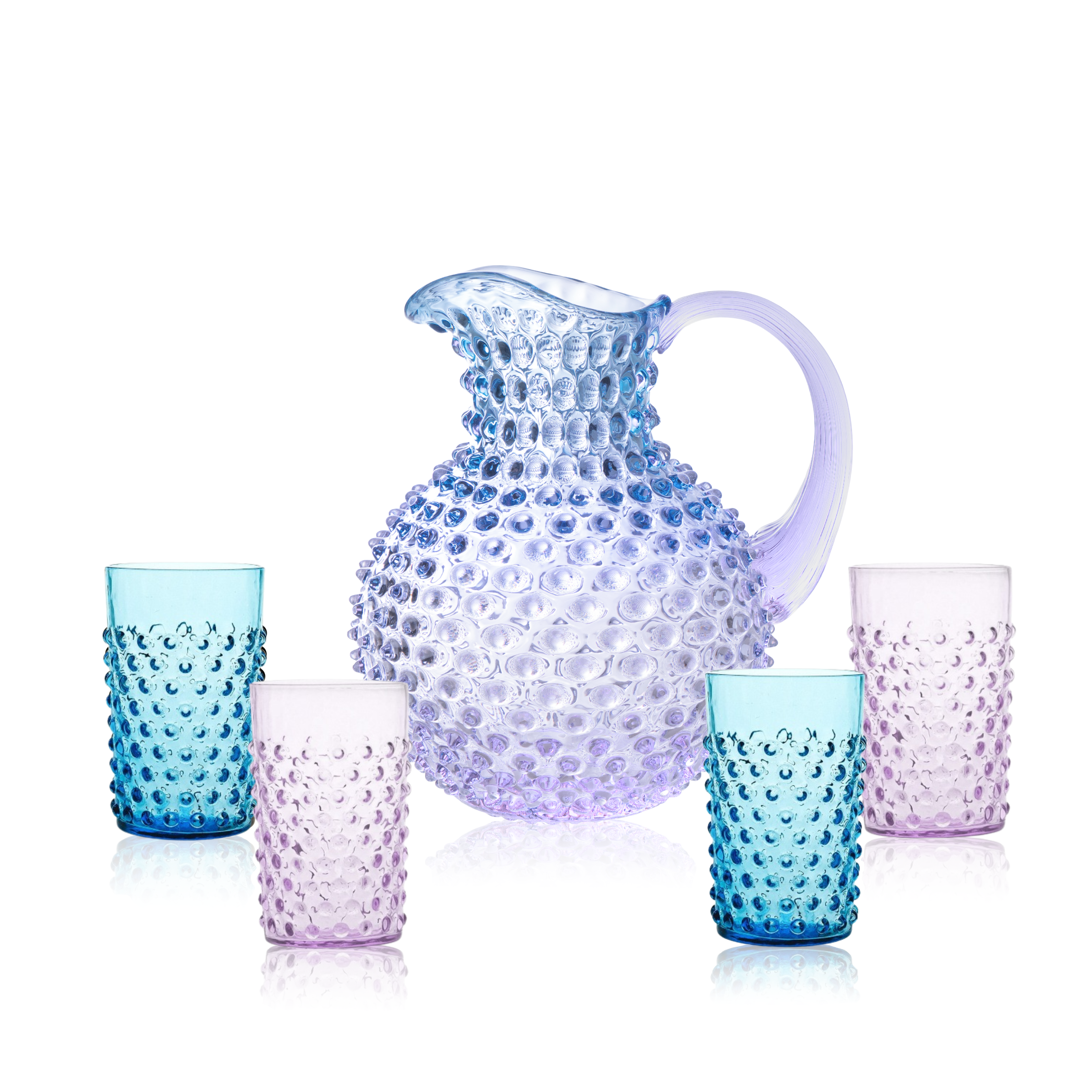 Sada Galaxy Hobnail Džbán a Sklenice