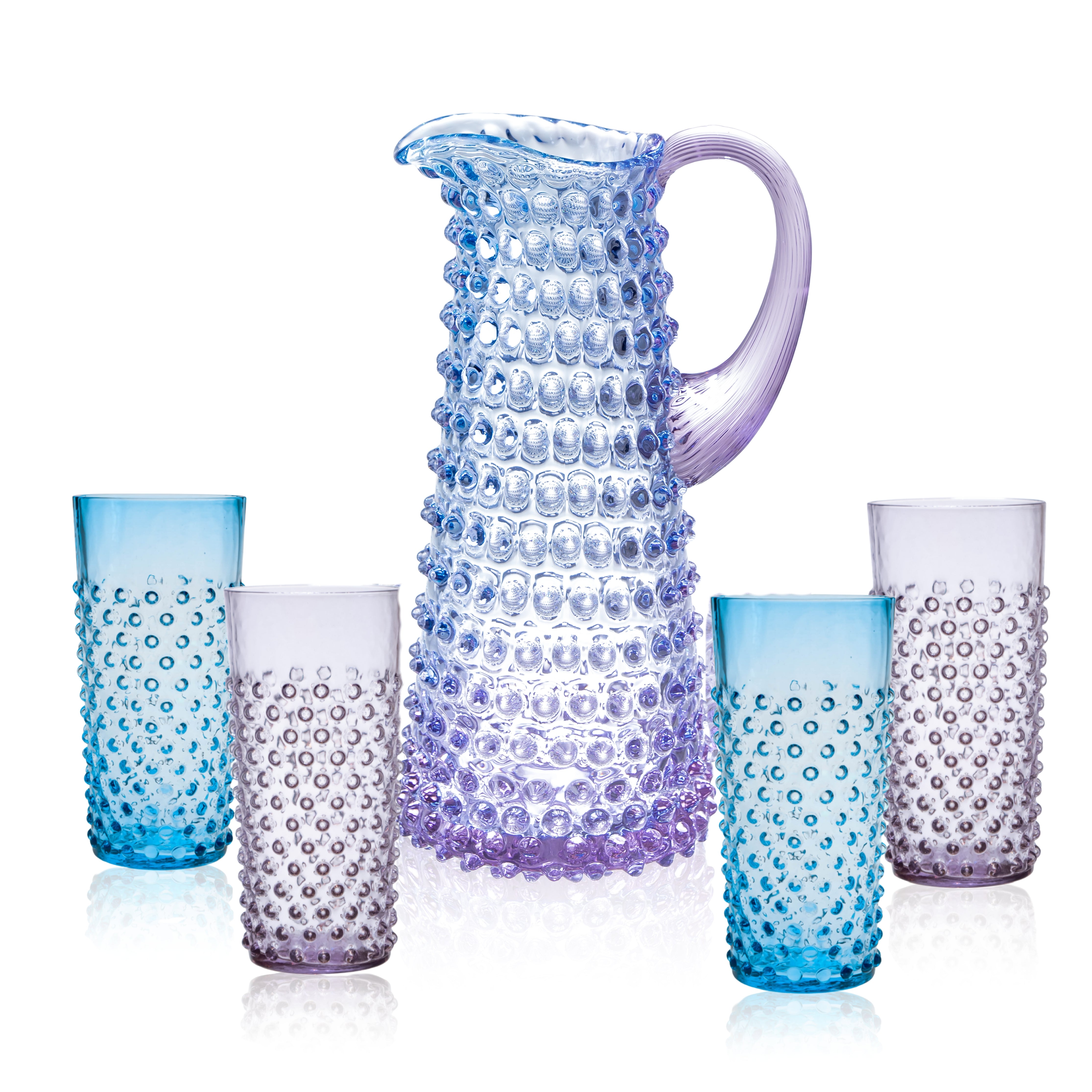 Sada Galaxy Hobnail Vysoký džbán a Vysoké Sklenice