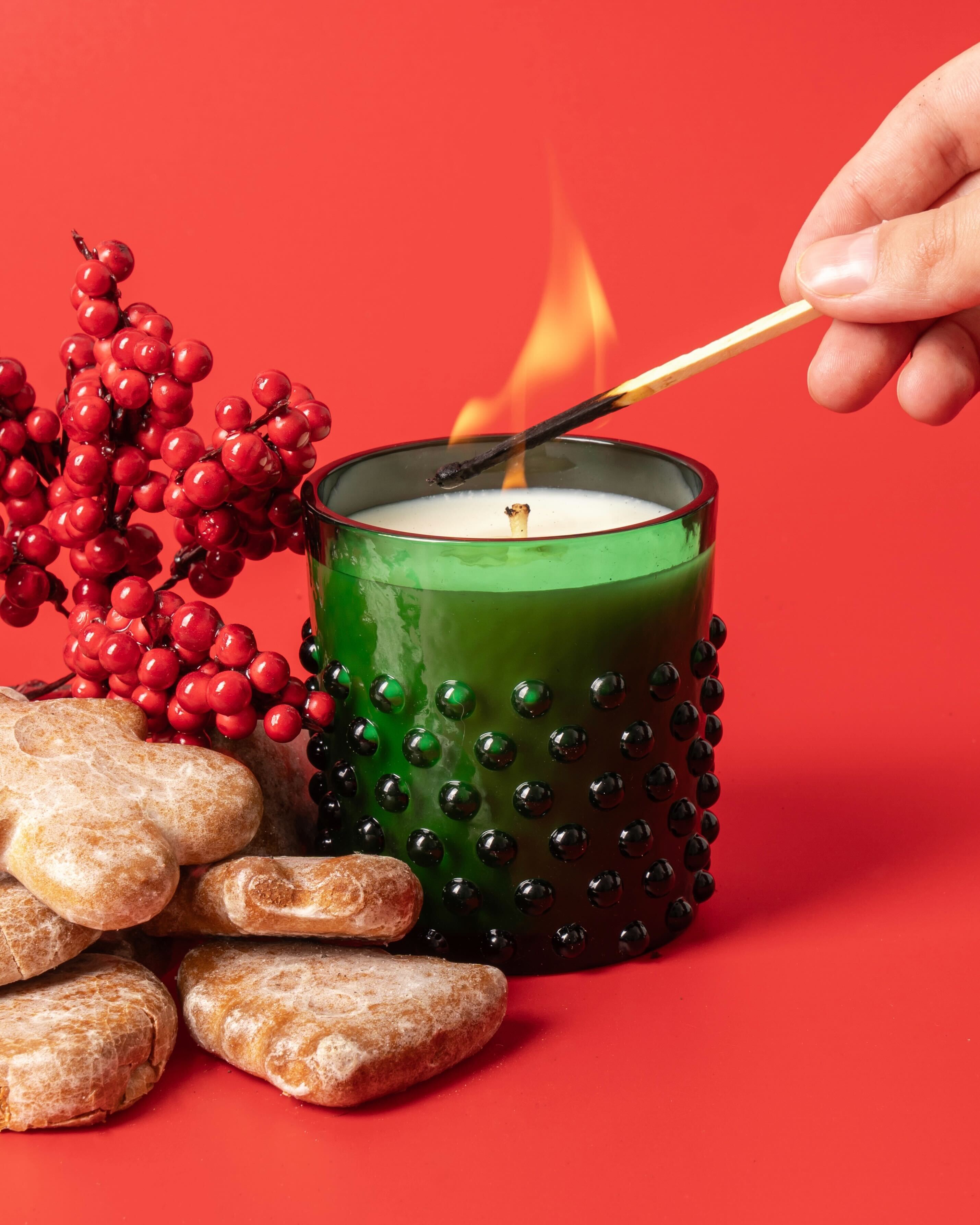 Hobnail Svíčka Christmas
