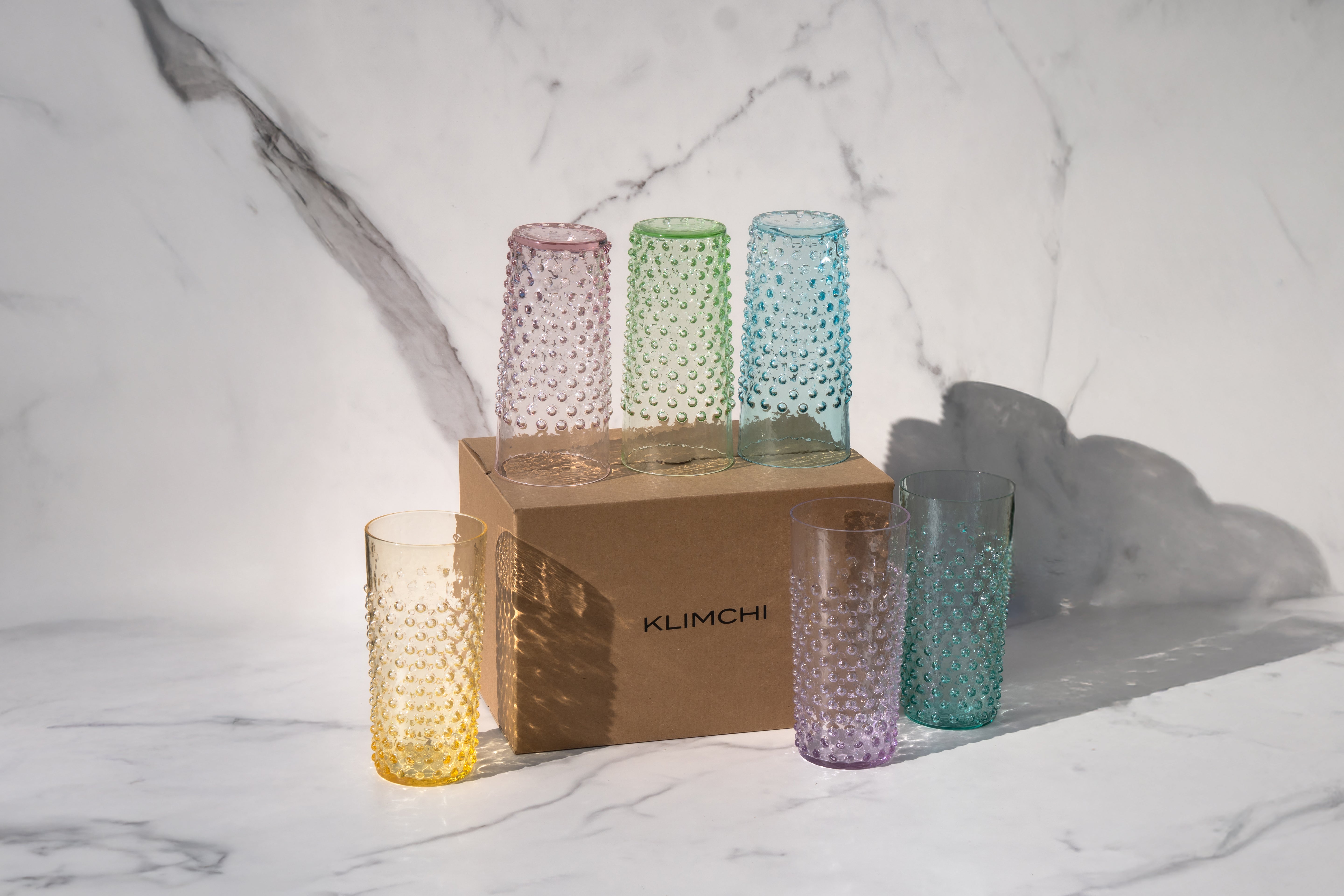 Mystery box Vysokých Sklenic Hobnail