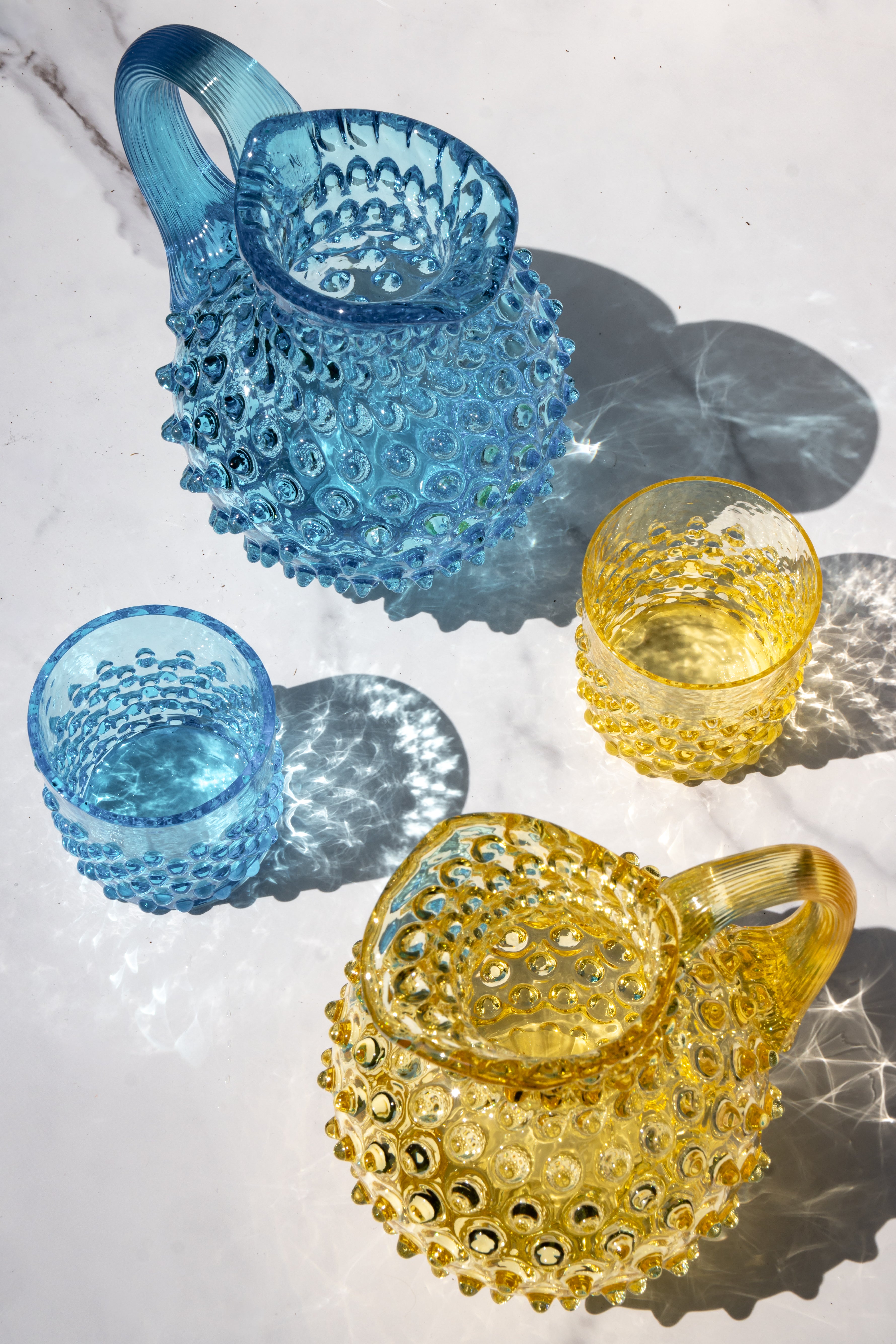 Whiskey Sklenice Hobnail Citrine