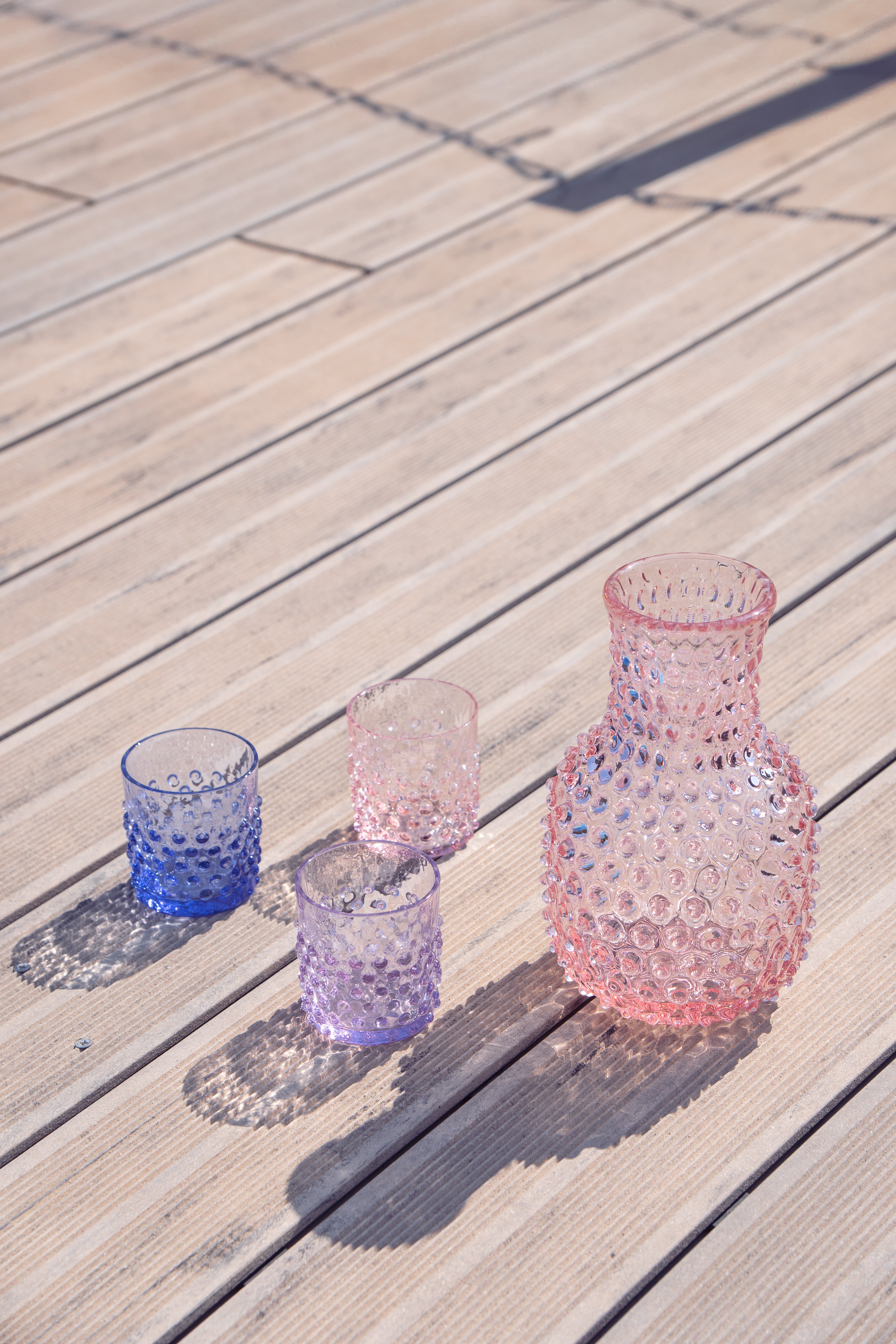 Whiskey Sklenice Hobnail Lavender