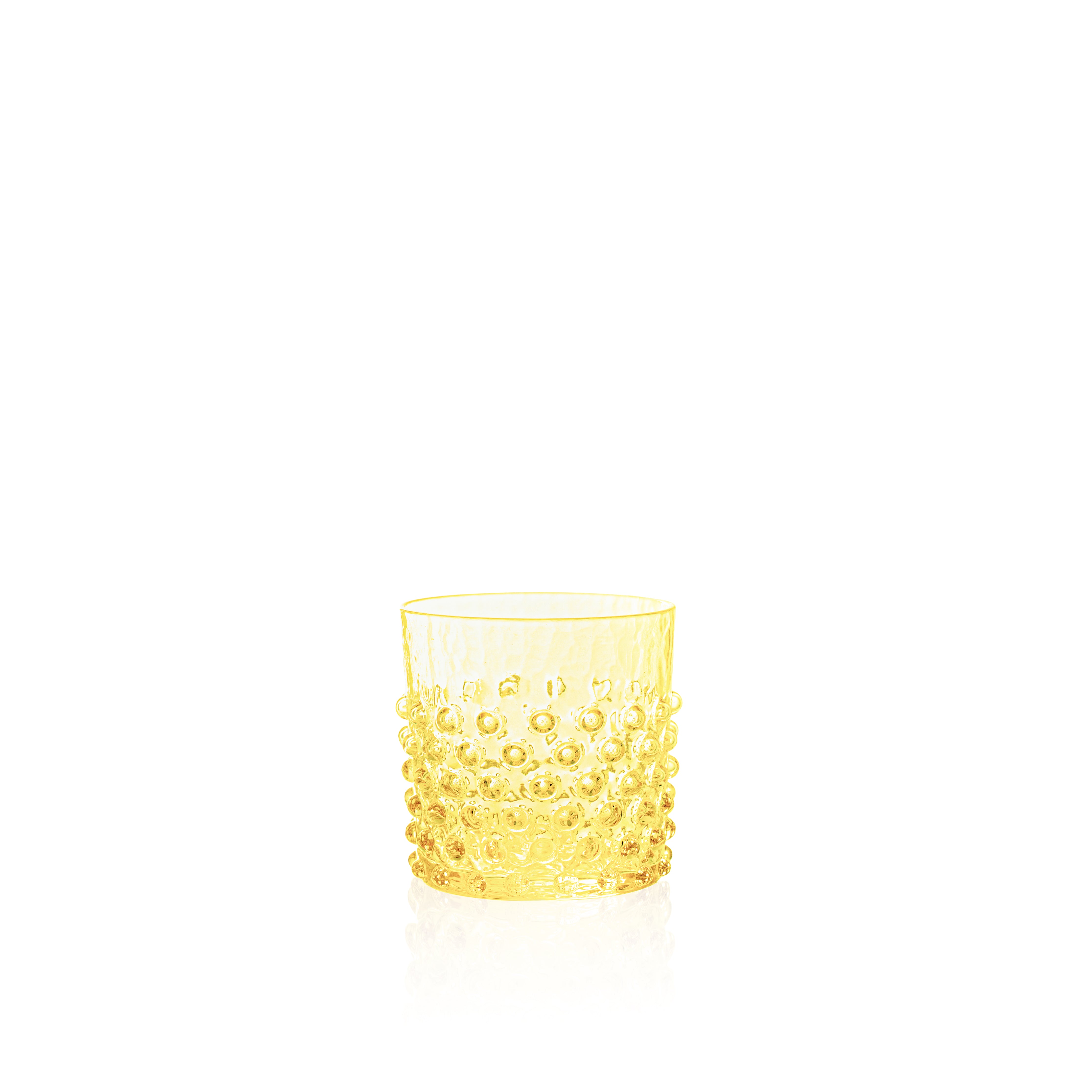 Whiskey Sklenice Hobnail Citrine
