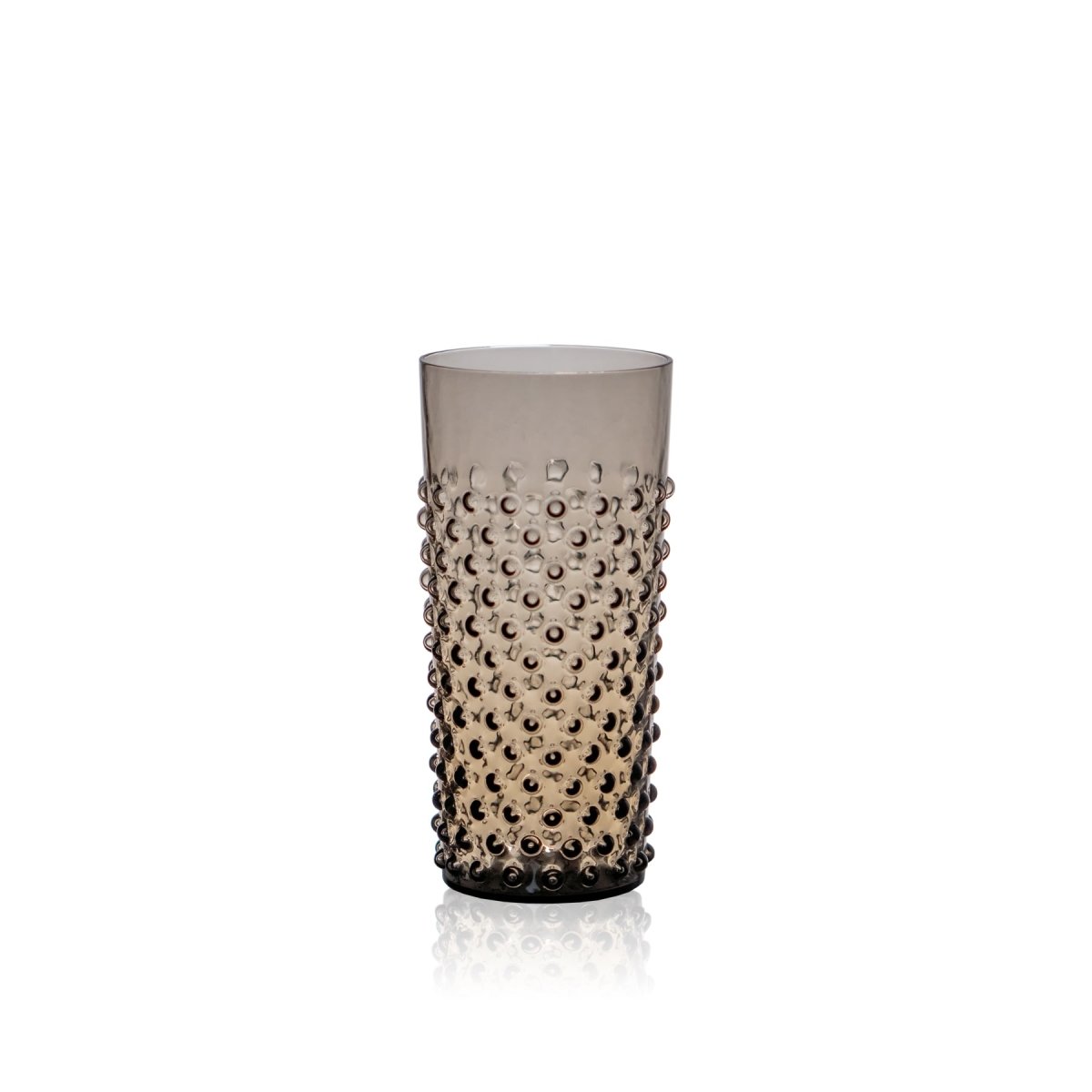 Vysoká Sklenice Hobnail Black Smoke