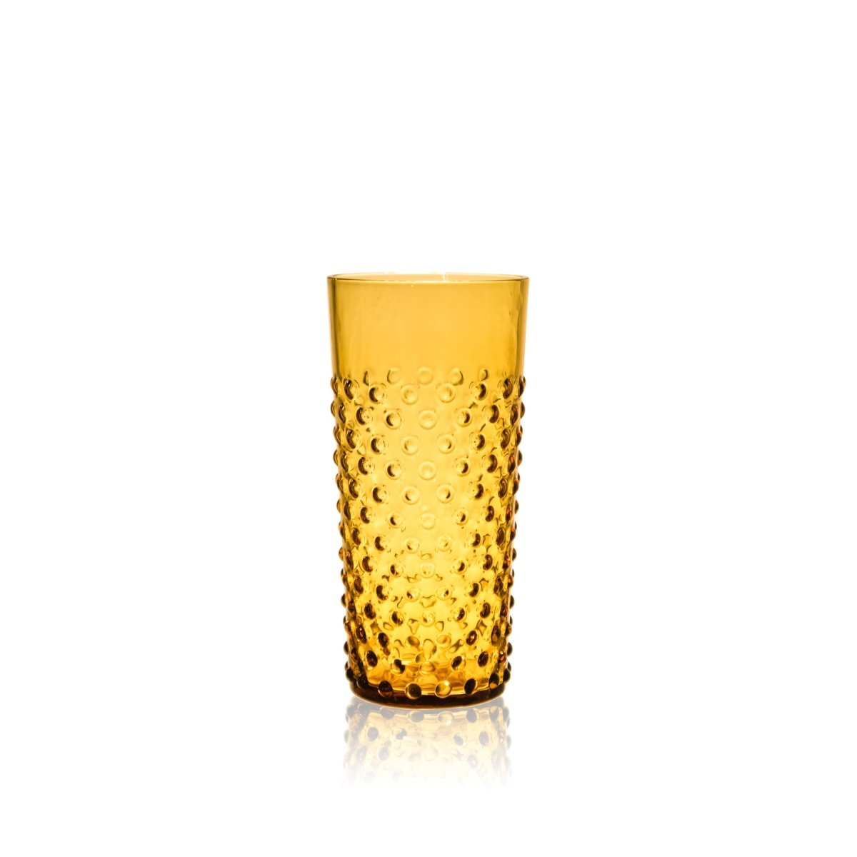Vysoká Sklenice Hobnail Amber